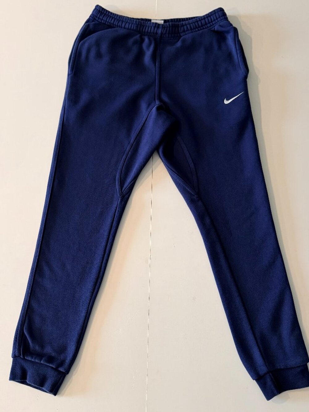 Nike Sportswear Club Fleece Jogger Sweatpants Mens Small Navy Athleisure Tapered